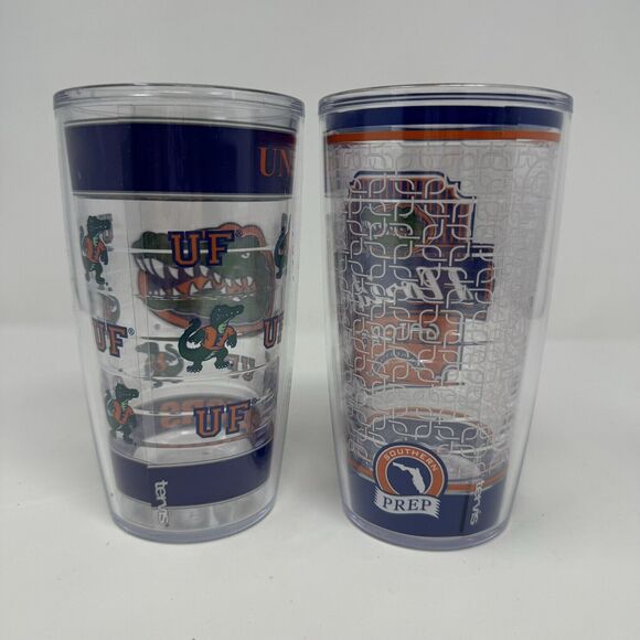 Tervis Tumbler Lot Of Two University of Florida Gators Wrap 16-Ounce Tumbler New - Picture 2 of 2